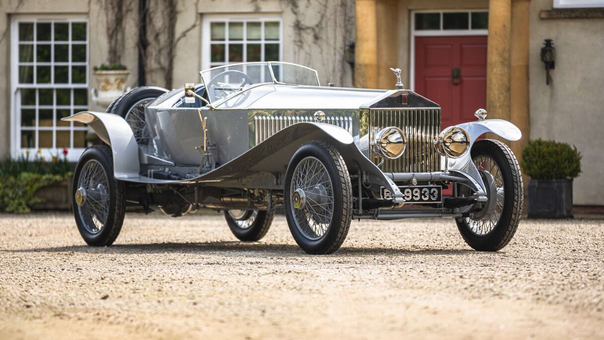 Rolls Royce Phantom 1 de 1925 ayant appartenu au Roi Mohammed V, mise en vente le 4 août 2023.