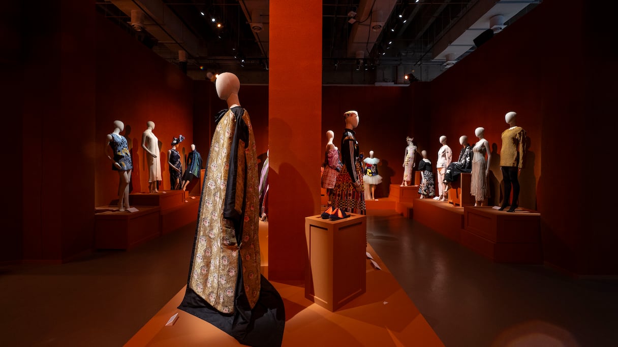 Vue de l'exposition "Threads for impact", au M7 à Doha.