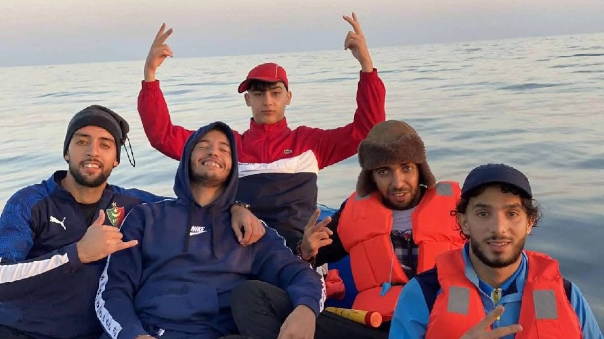 Des migrants algériens à destination des Baléares.