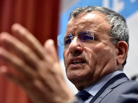 Le général à la retraite Ali Ghediri lors d’une conférence de presse à Alger, le 27 janvier 2019.