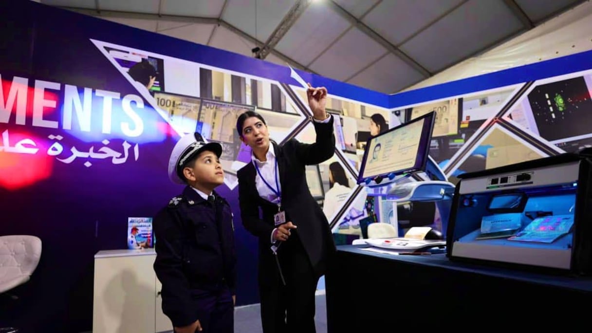 Lors des JPO organisées par la Sûreté nationale du 17 au 21 mai 2023 à Fès.