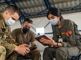 Au cours d'une précédente édition de l'opération African Lion, évènement annuel consacrant la coopération militaire entre le Maroc et les Etats-Unis.