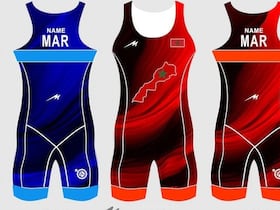 Les nouveaux maillots des équipes nationales de lutte.