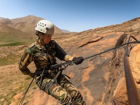Lors de l'entraînement d’endurance en milieu montagneux organisé du 27 mai au 3 juin 2025 à Oukaïmeden par les FAR.