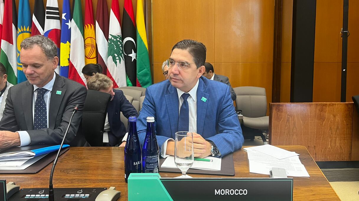 Nasser Bourita à la réunion ministérielle de la Coalition mondiale contre Daech à Washington le 30 septembre 2024.