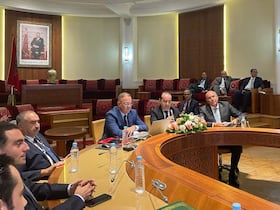 Réunion de la commission des finances de la Chambre des représentants, en présence de Fouzi Lekjaa, ministre délégué chargé du Budget, le 11 octobre 2022.