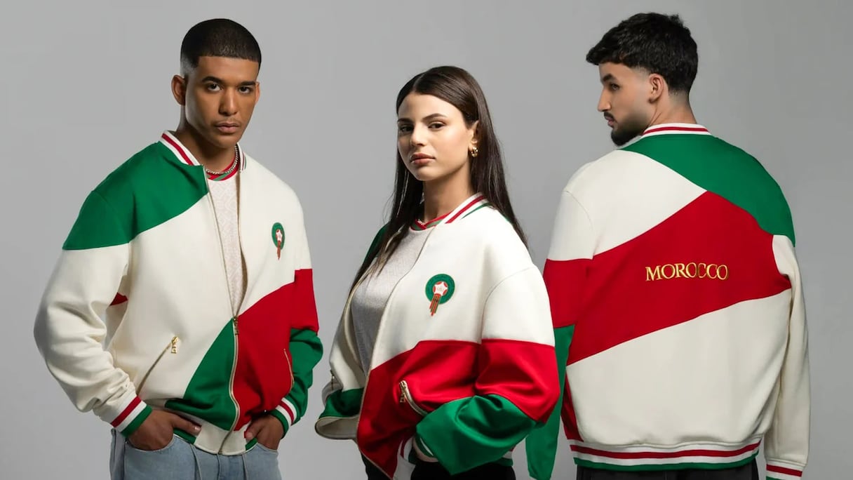 La nouvelle collection pour supporters de la Fédération royale marocaine de football.