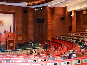 Séance plénière des membres de la Chambre des conseillers, consacrée à l'examen et au vote du Projet de loi de finances pour l'exercice budgétaire de l'année 2022.