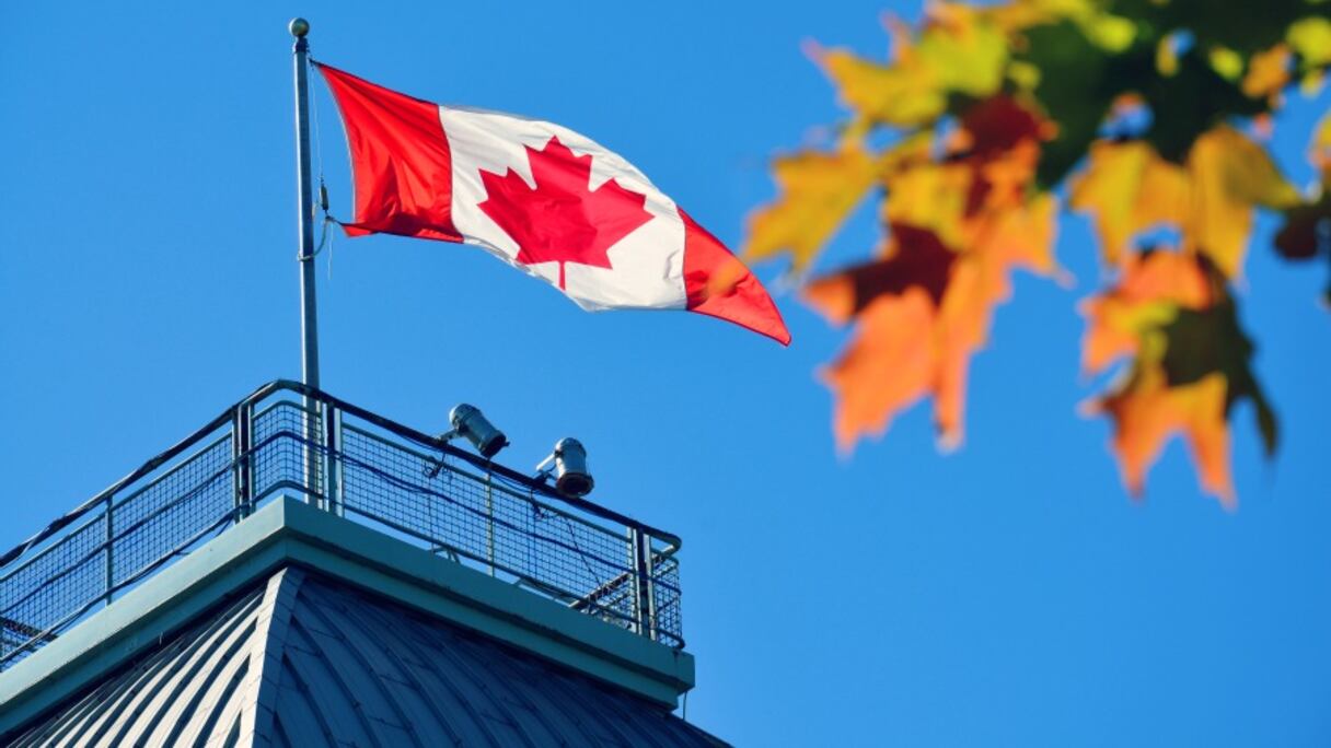 Drapeau du Canada. Photographie d'illustration.