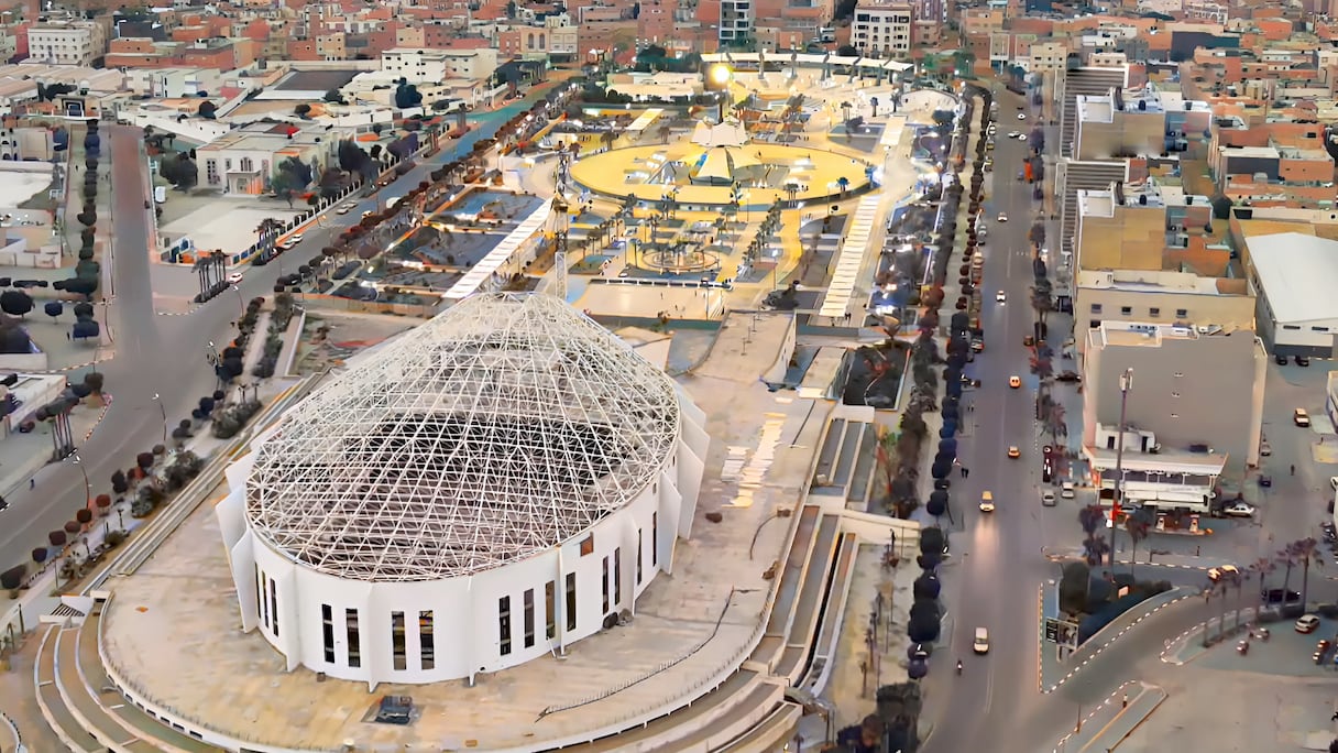 جولة بمشروع قصر المؤتمرات الجديد بمدينة العيون