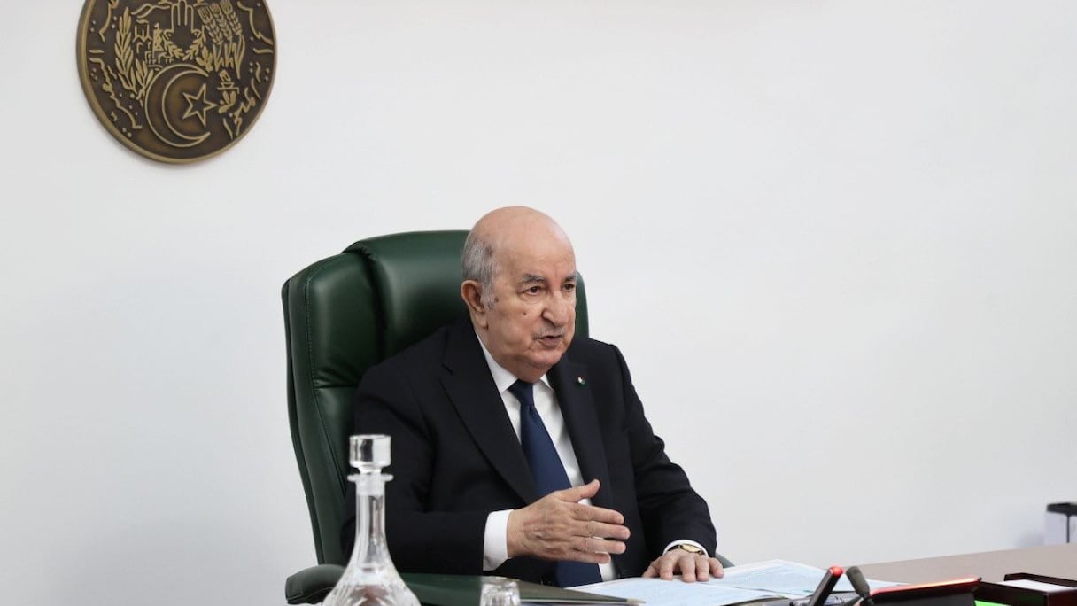 Le président algérien Abdelmadjid Tebboune.