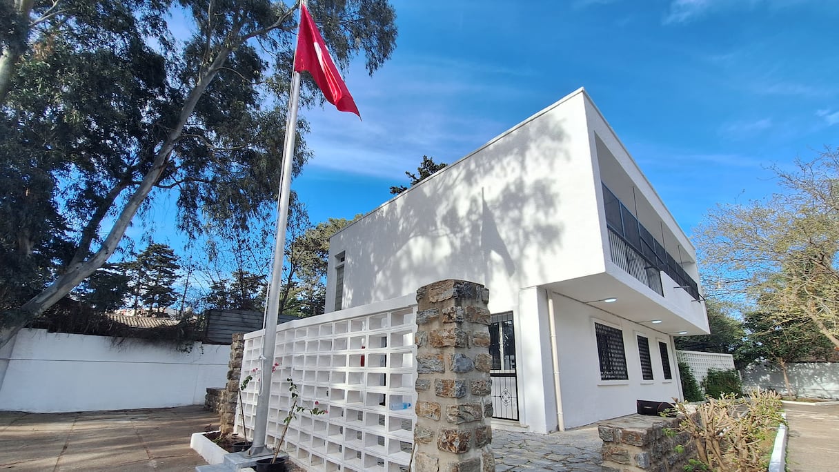 Siège du "Bureau de représentation" du groupuscule Parti nationaliste rifain, à Alger.