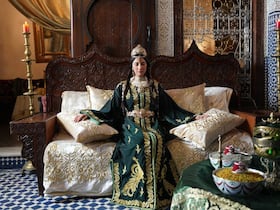 Photo du dossier du Maroc inscrit sur la liste représentative du patrimoine culturel immatériel de l'Unesco portant sur "le caftan marocain: art, traditions et savoir-faire".