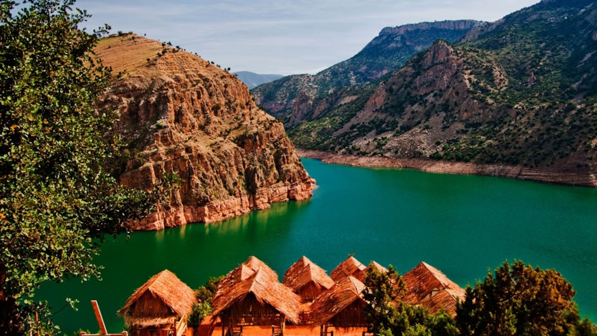 Le barrage de Bin el Ouidane, province d’Azilal, conçu par l’ingénieur André Coyne.