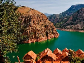 Le barrage de Bin el Ouidane, province d’Azilal, conçu par l’ingénieur André Coyne.
