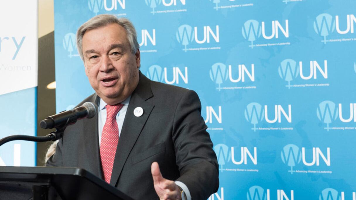 Antonio Guterres, Secrétaire général de l'ONU.