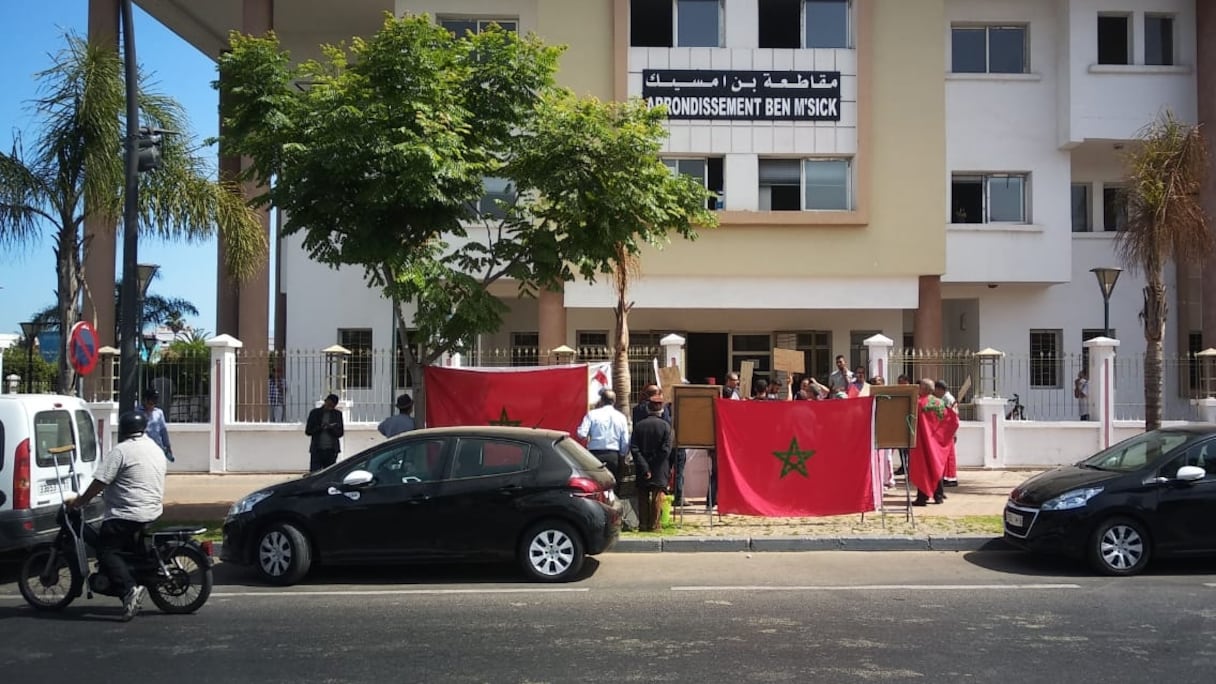 Arrondissement Ben M'sik aux couleurs de la patrie.