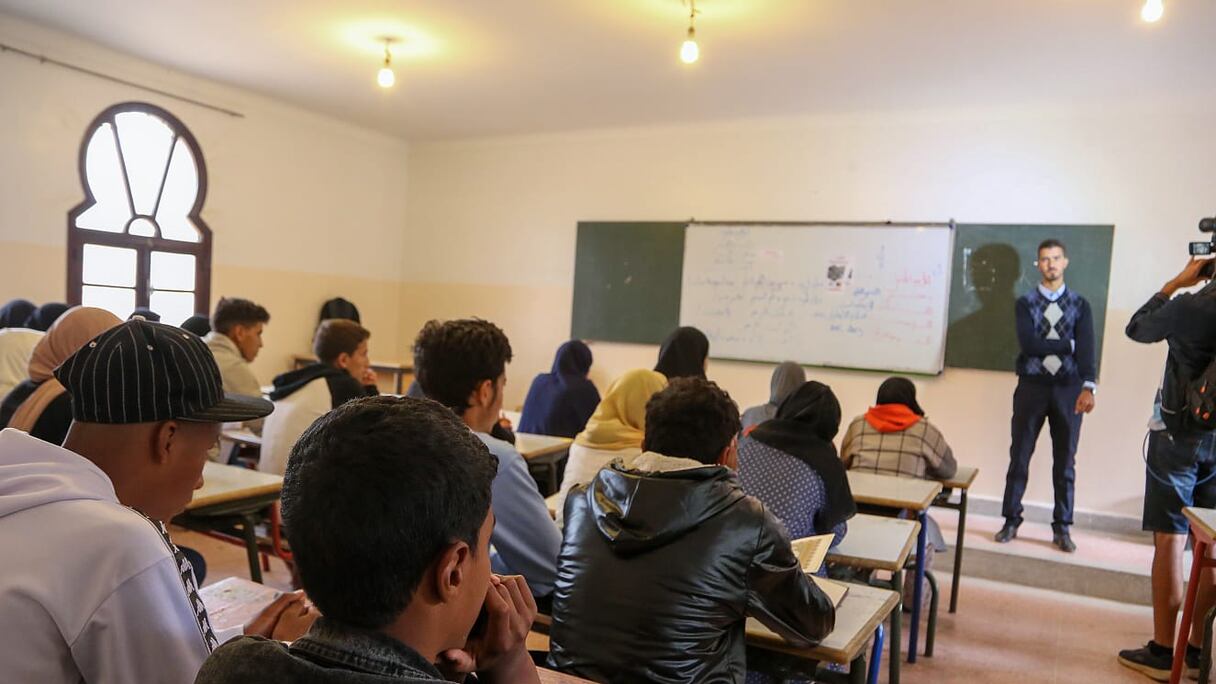 A Marrakech, reprise des cours aux lycées Mohammed V et Ben Youssef ayant accueilli les élèves en provenance des communes touchées par le séisme à Al Haouz.