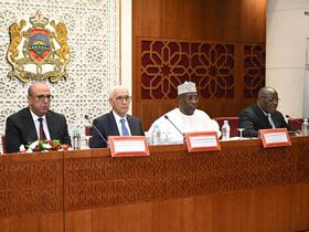 Le président de la Chambre des représentants, Rachid Talbi Alami, à l'ouverture de la 83ème session du Conseil exécutif de l’Union parlementaire africaine, à Rabat le 21 mai 2025 (Y.Mannan/Le360).