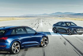 Les Audi e-tron et e-tron Sportback, les full electric rutilants du constructeur d’Ingolstadt.