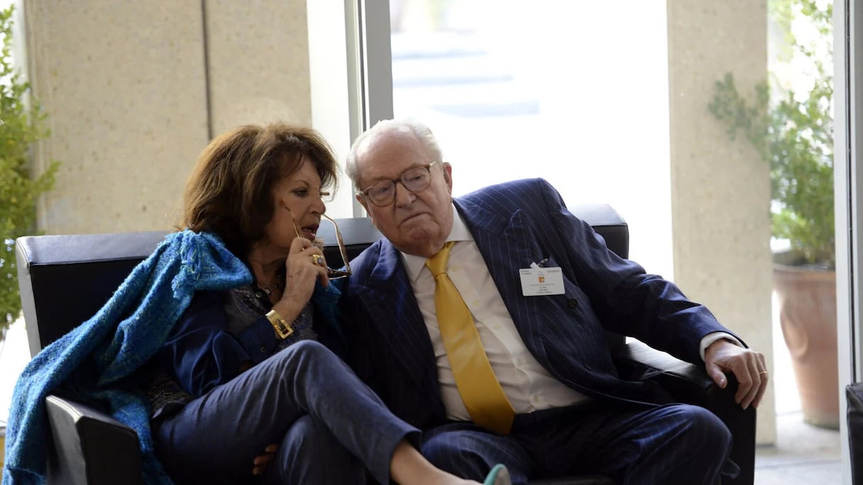 Jean-Marie Le Pen et son épouse Jany.