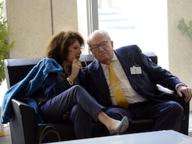 Jean-Marie Le Pen et son épouse Jany.