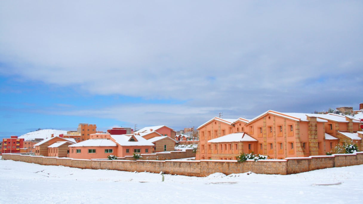 Azilal sous la neige. 
