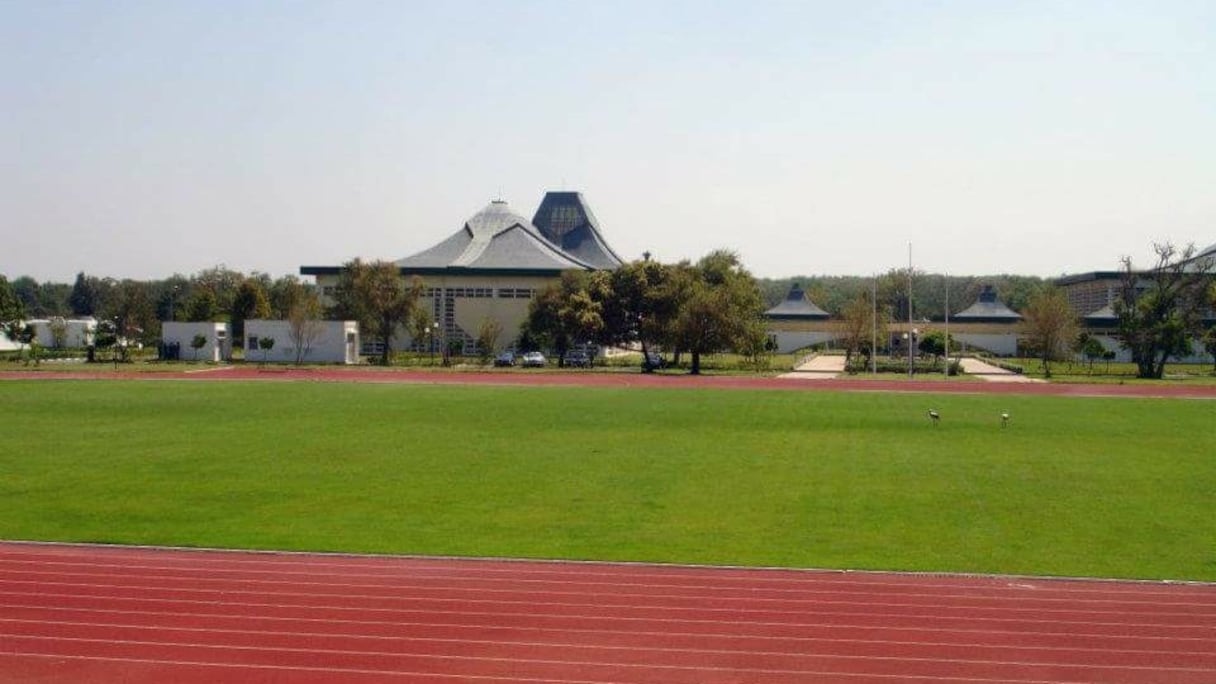 Une aile du complexe sportif Mohammed VI de Maâmoura.
