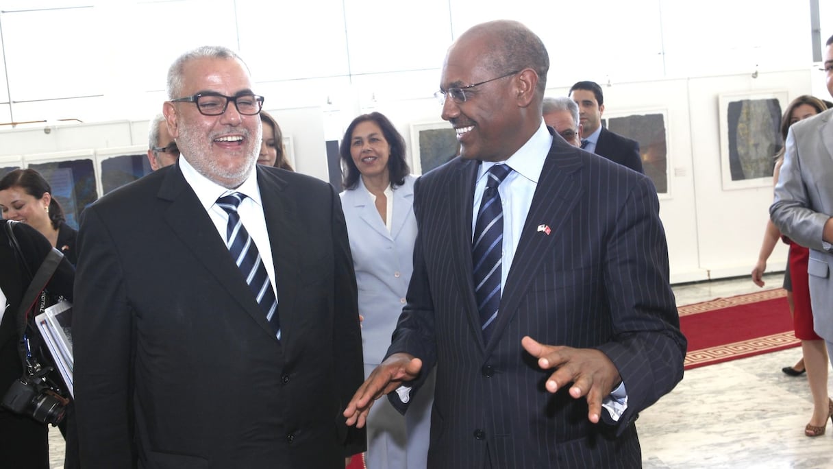 Abdelilah Benkirane est sous le charme du PDG du Millennium Challenge Corporation, Daniel Yohannes
