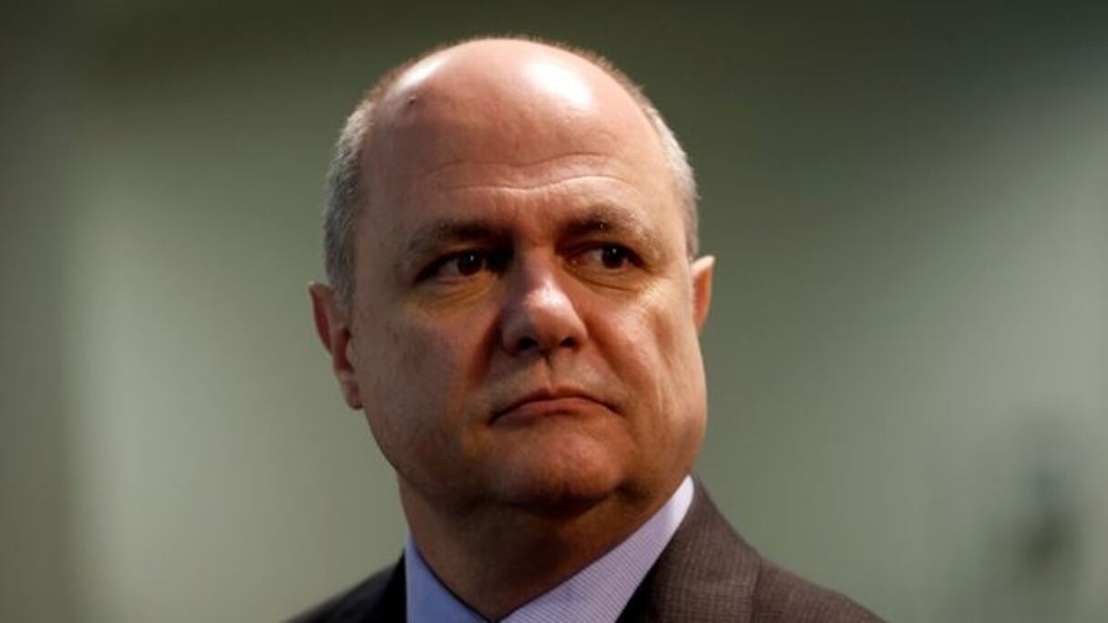 Bruno Le Roux, le ministre français de l'Intérieur. 
