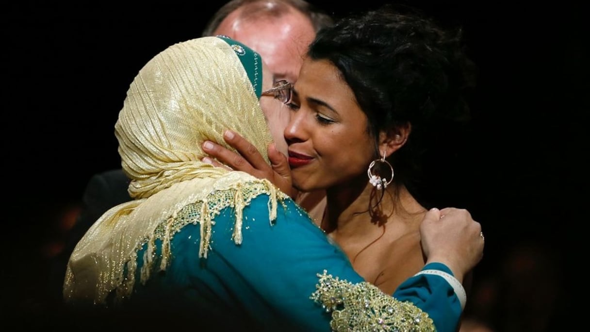 Zita Hanrot (à d.), César du Meilleur espoir féminin et Soria Zeroual qui tient le rôle principal de "Fatima" de Philippe Faucon.
