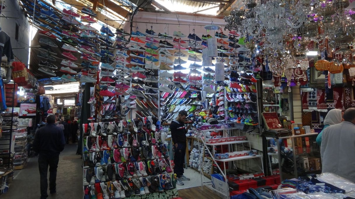 Le célèbre marché «Casa Barata» à Tanger.
