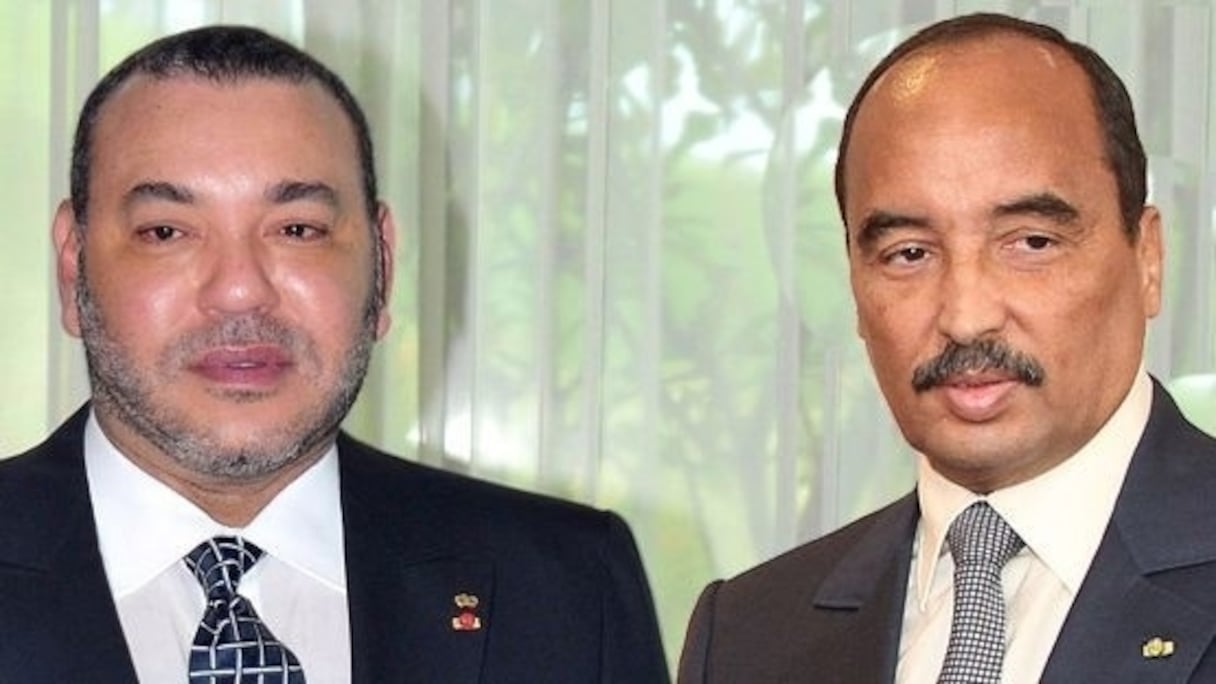 Le roi Mohammed VI et le président mauritanien Mohamed Ould Abdelaziz.
