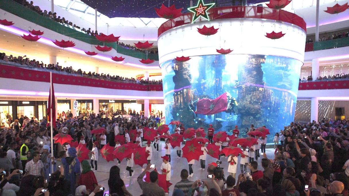 Un moment qui aura sans doute été le clou de ce magnifique spectacle offert par le Morocco Mall en hommage à un événement historique.
