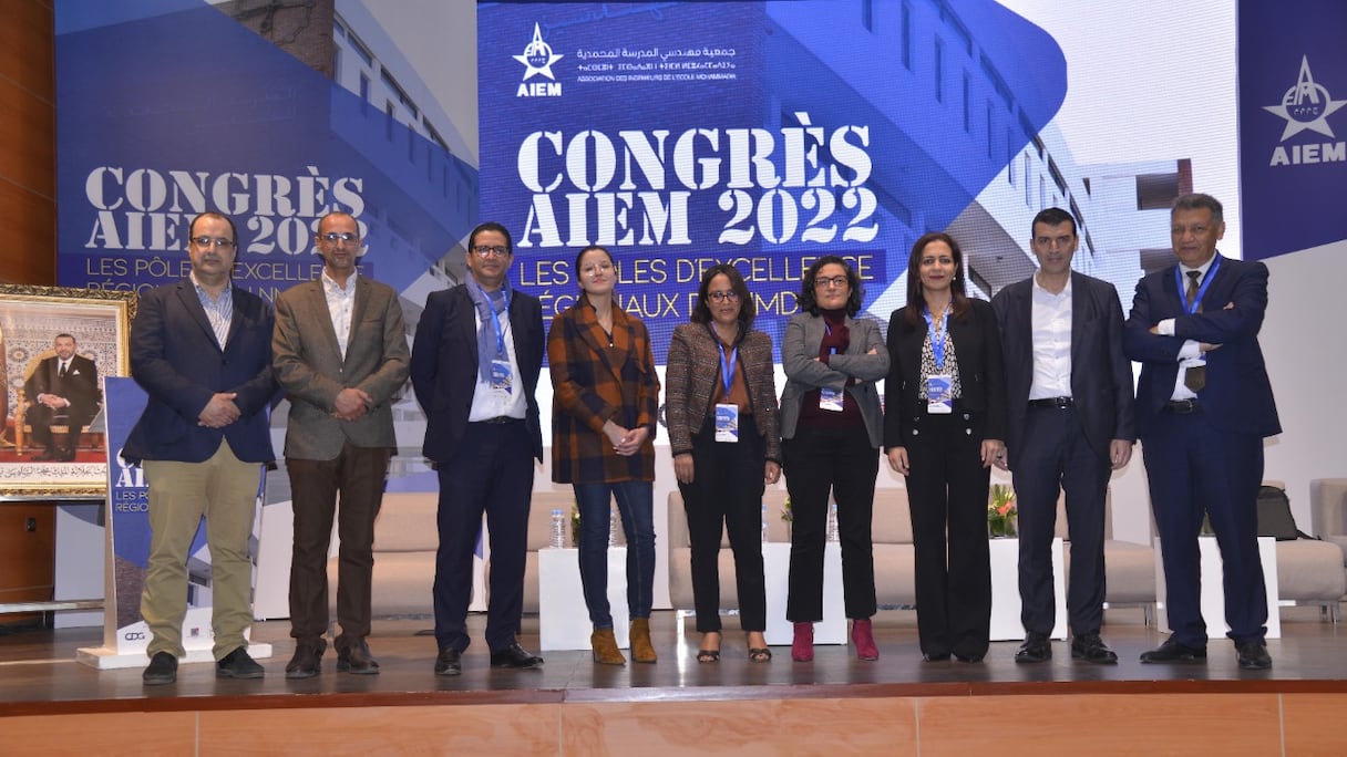 Lors du congrés de l’Association des Ingénieurs de l’Ecole Mohammedia.
