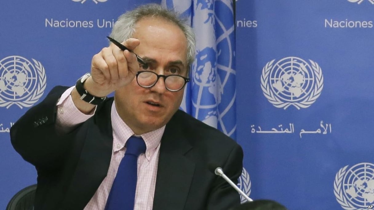 Le porte-parole du SG de l'ONU, Stéphane Dujarric.
