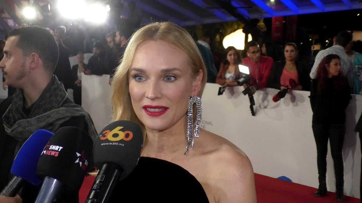 L’actrice germano-américaine, Diane Kruger, au Festival international du film de Marrakech 2022.
