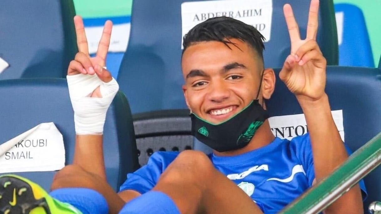 Abdelilah Madkour, jeune défenseur du Raja de Casablanca.
