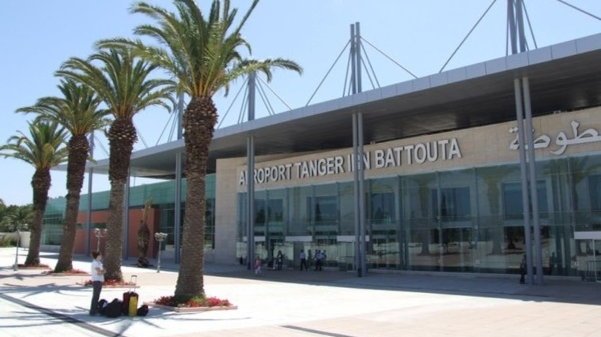 Le terminal de l'aéroport Ibn Battouta à Tanger.
