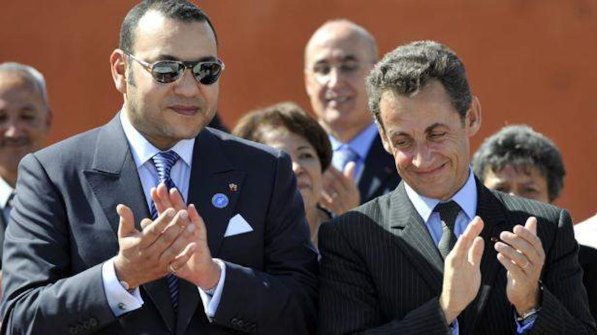 Une précédente rencontre entre le roi Mohammed VI et l'ancien président français Nicolas Sarkozy.
