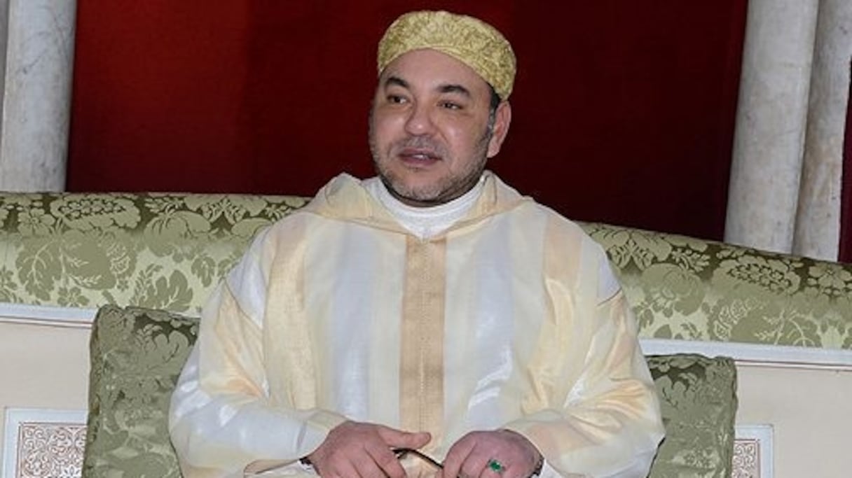 Le roi Mohammed VI. 
