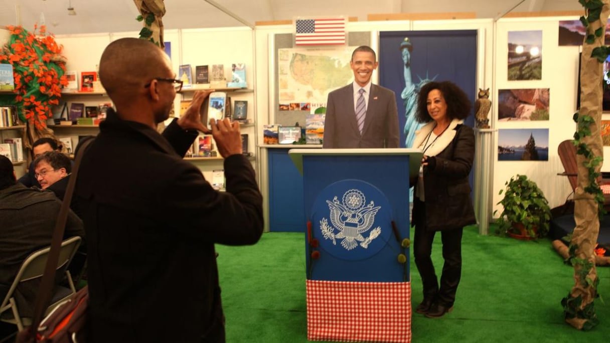 Petit moment de détente aux côtés de Barack Obama!
