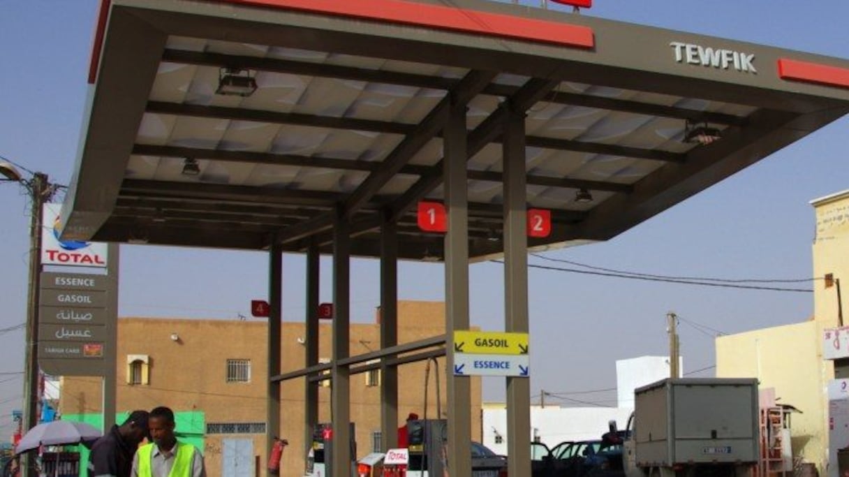 Une station-service Total à Nouakchott.
