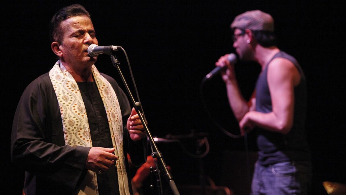 Grande rencontre musciale entre Sayid Imam (gauche) et Jérôme Ettinger (droite)
