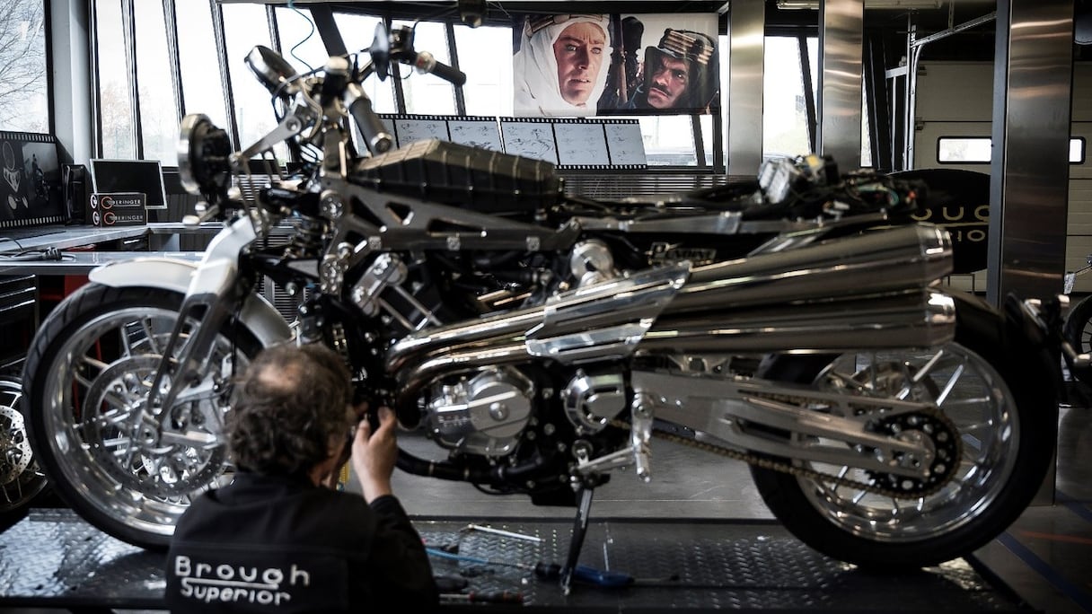 La Brough, moto mythique de Lawrence d'Arabie
