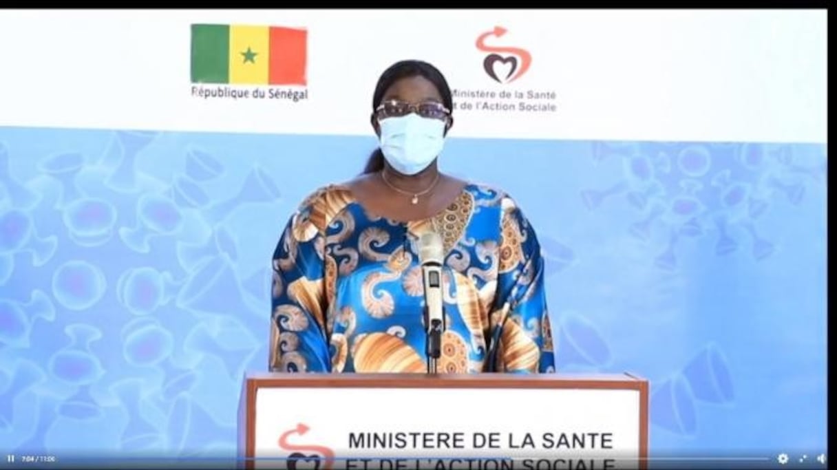 Marie Khémesse Ngom Ndiaye, directrice générale de la Santé publique.
