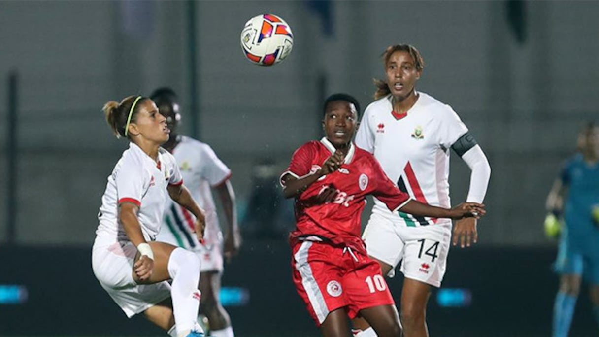 AS FAR-Simba Queens (1-0) lors de la première journée de la Ligue des champions féminine 2022.
