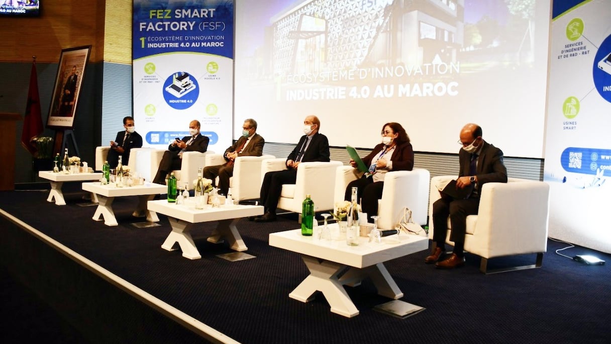 Conférence de presse de présentation du projet «Fez Smart Factory».
