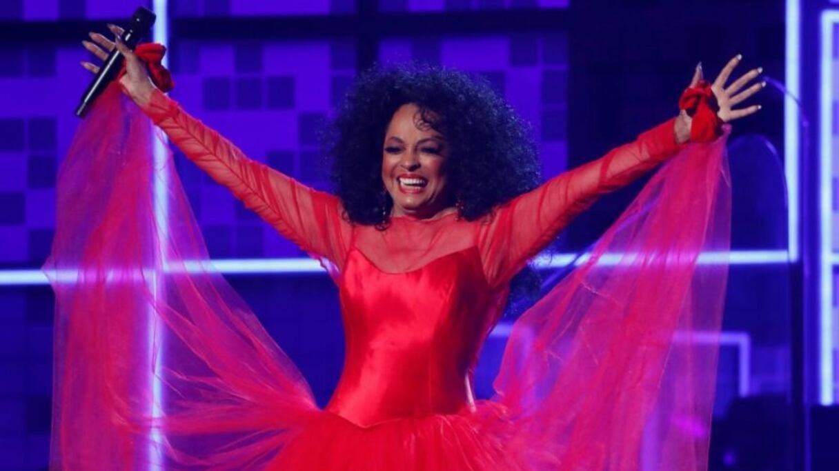 Diana Ross le 10 février 2019 à Los Angeles, à la cérémonie des Grammy Awards.

