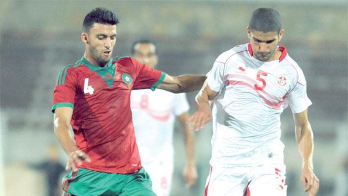 Mohamed Oulhaj, ici sous les couleurs du Maroc, ne fait plus partie du groupe des Locaux. 
